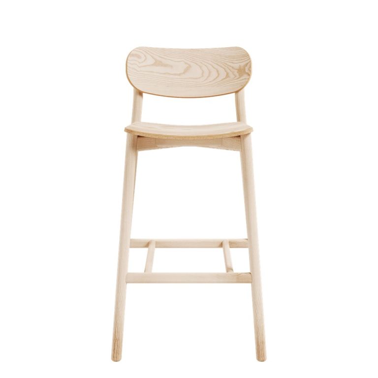 web-ojai-wood-Oaji Wood BarStool C1